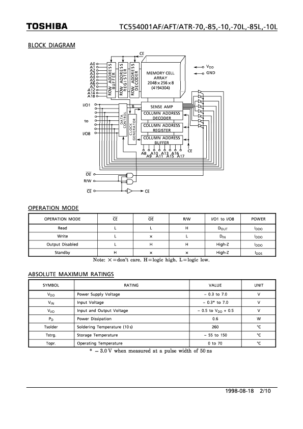 TC554001AFT-70