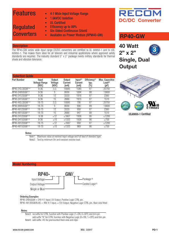 RP40-2415DGW