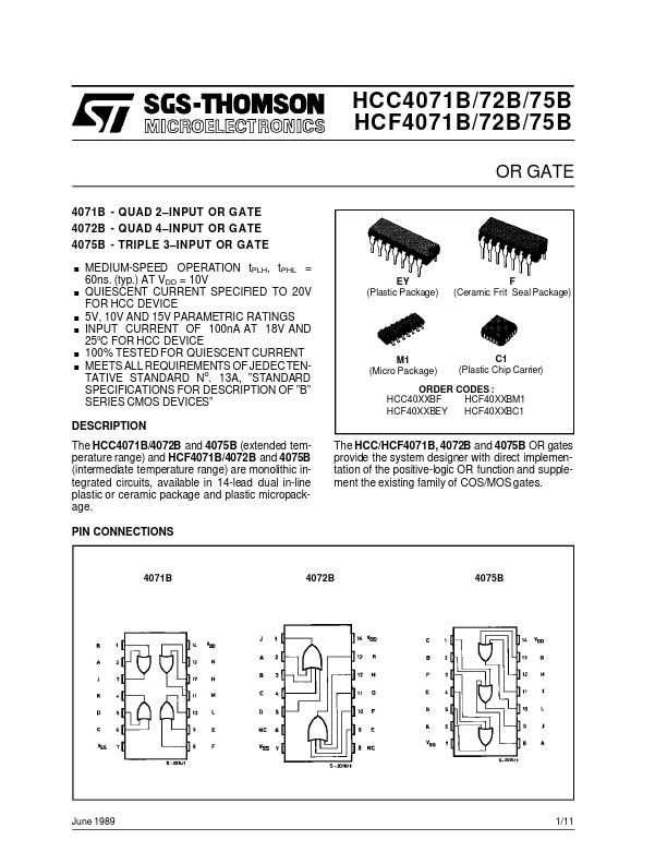 HCF4075B