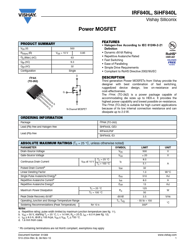 SiHF840L