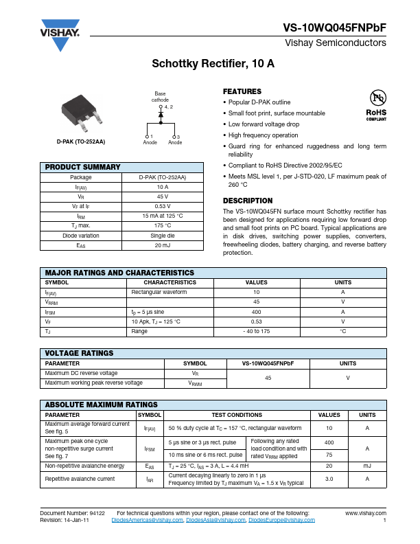 VS-10WQ045FNPbF