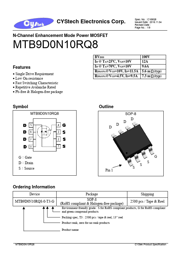 MTB9D0N10RQ8