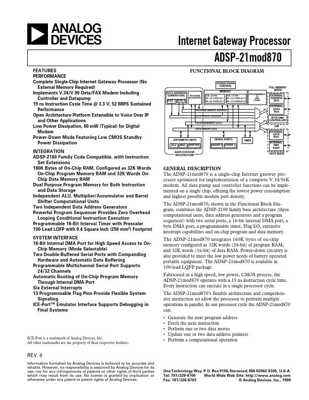 ADSP-21MOD870