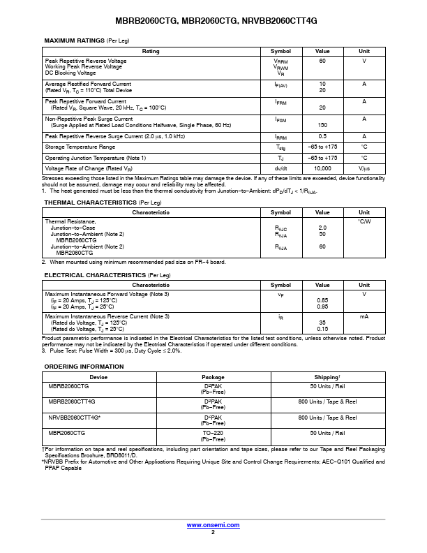 MBR2060CTG