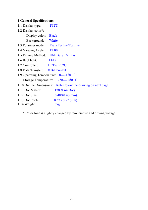 TM12864GCC6