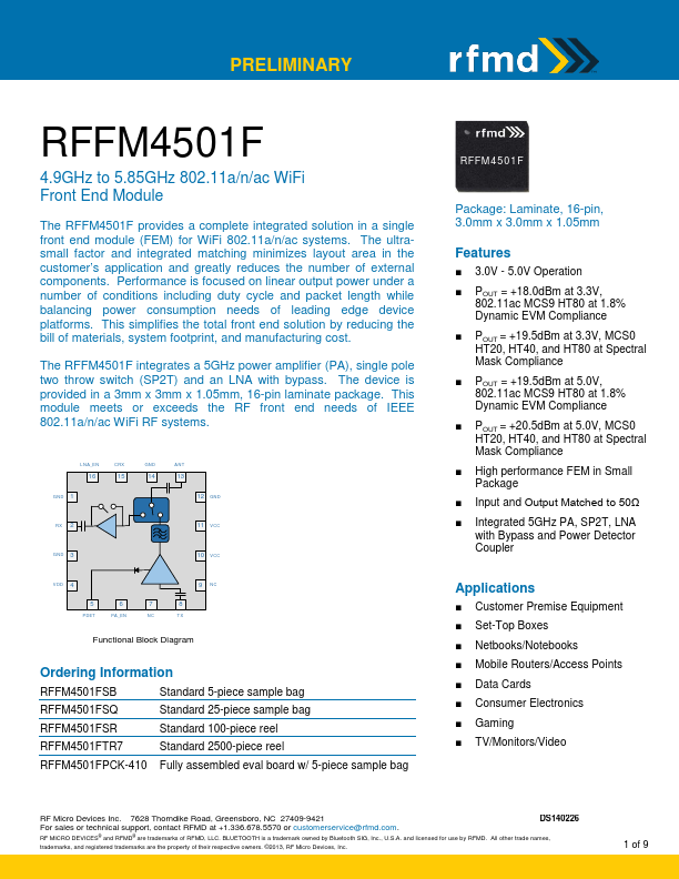 RFFM4501F