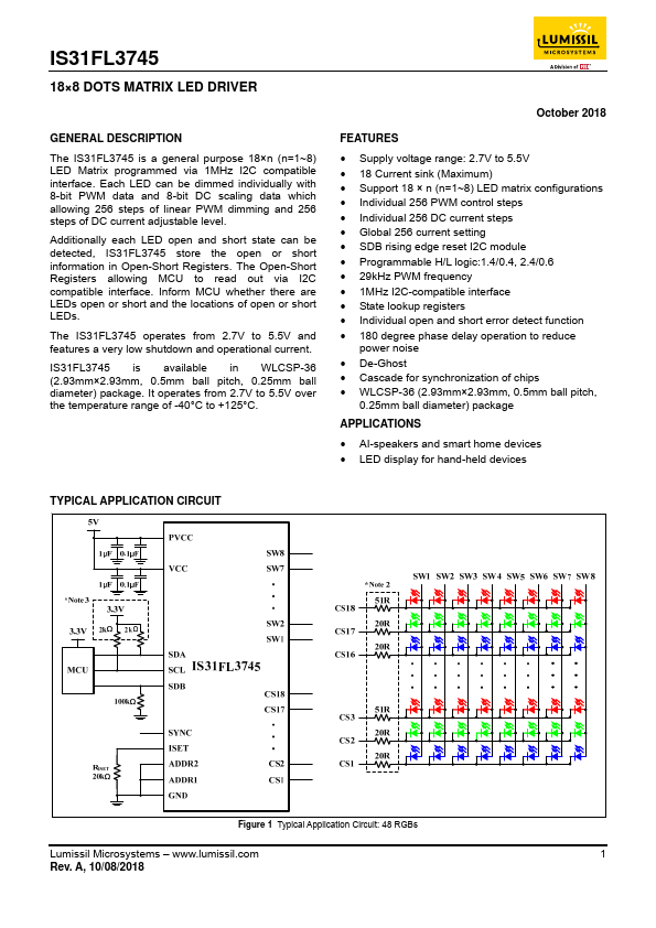 IS31FL3745