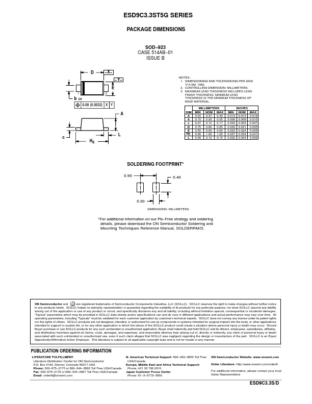 ESD9C5.0ST5G