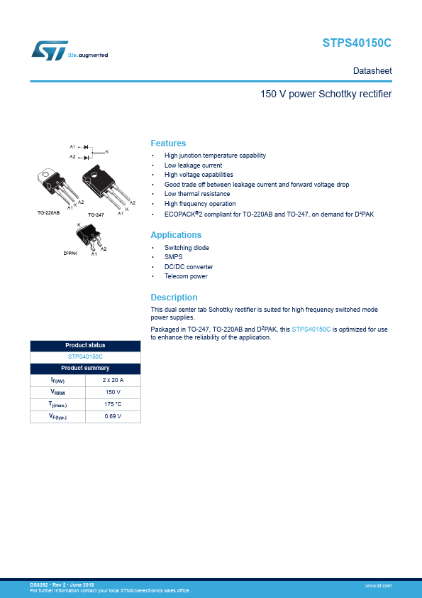 STPS40150CW