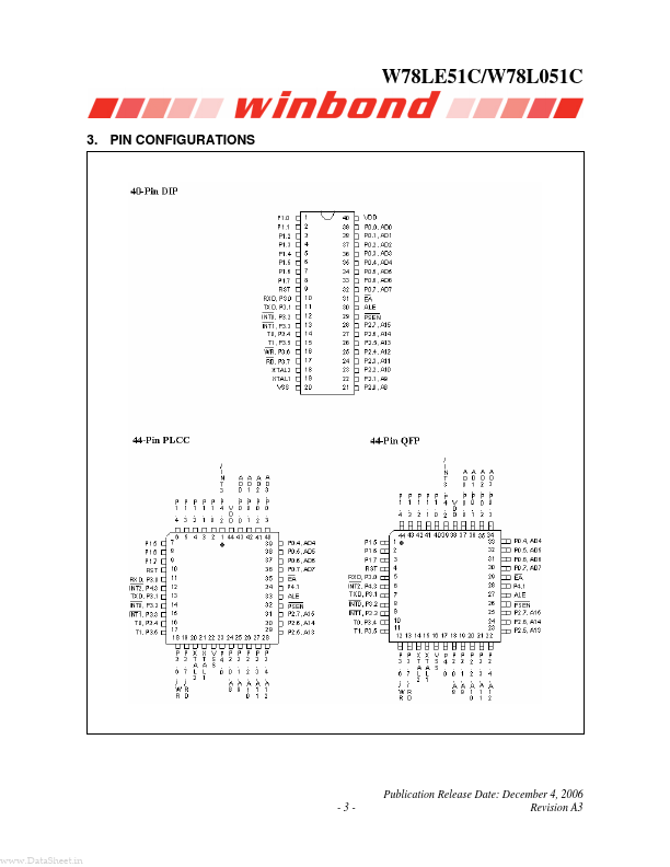 W78LE51C page 2 preview