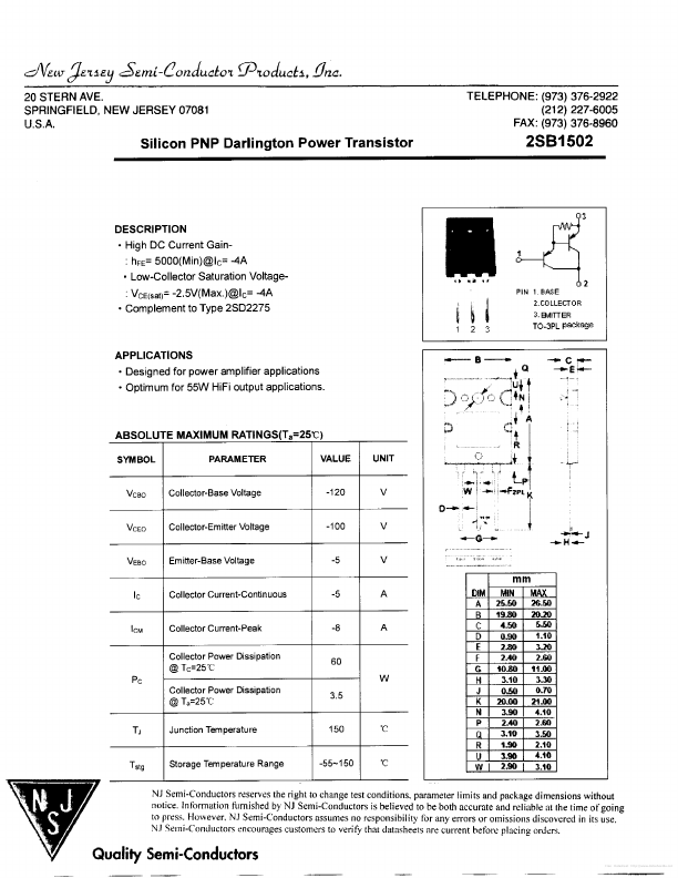 2SB1502