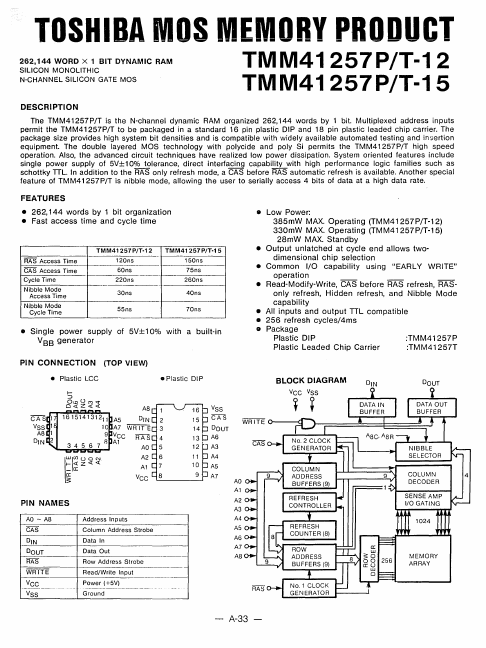 TMM41257T-12