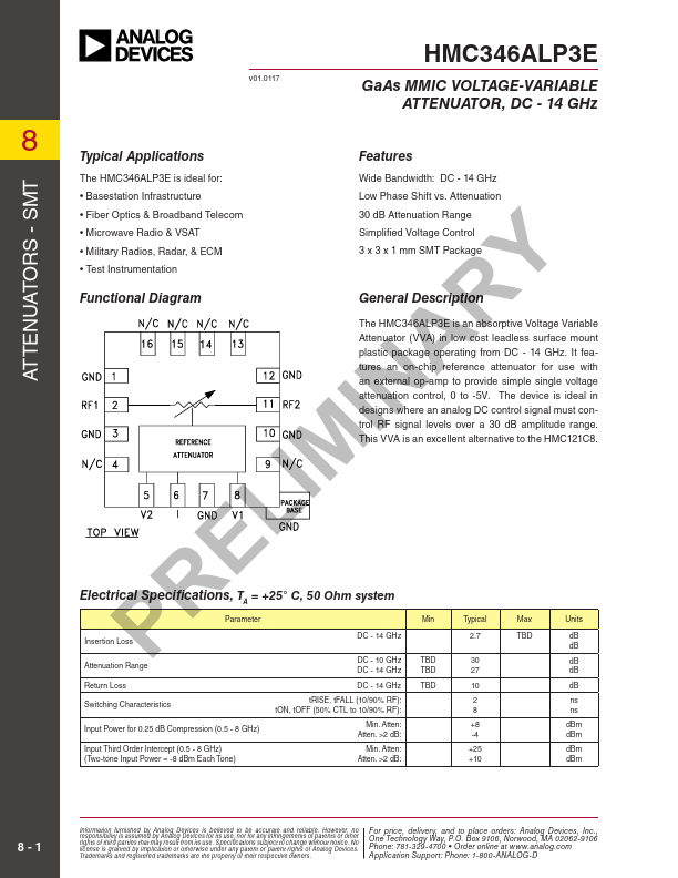 HMC346ALP3E