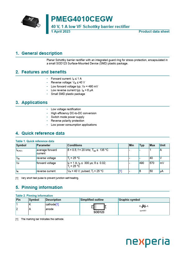 PMEG4010CEGW