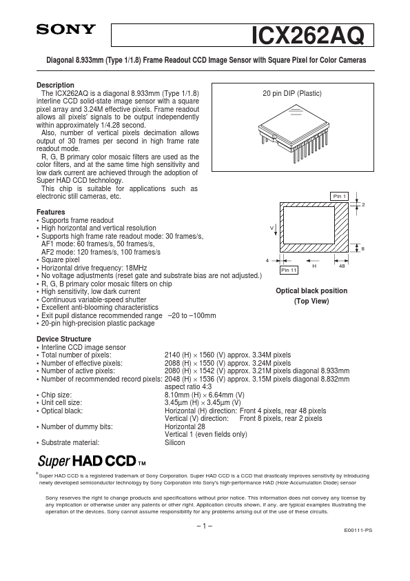 ICX262AQ