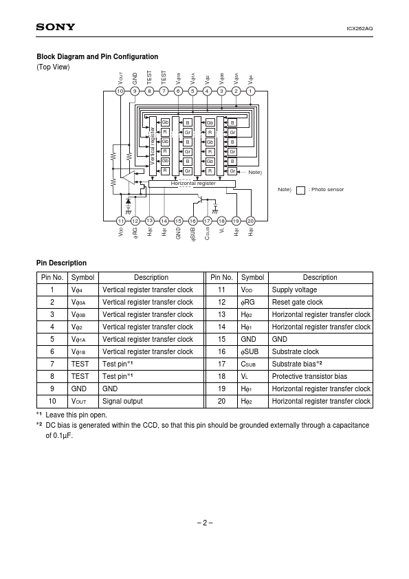 ICX262AQ