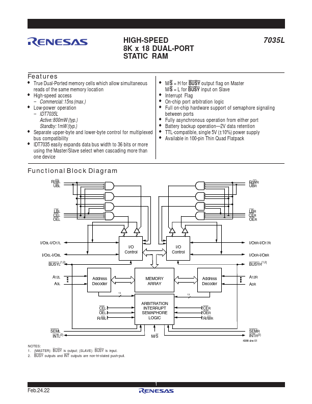7035L Datasheet Preview