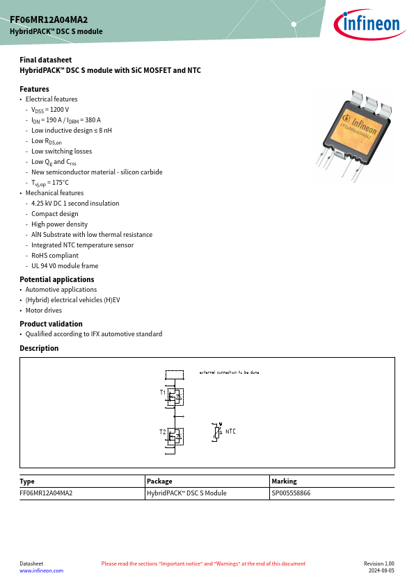 FF06MR12A04MA2 Datasheet Preview