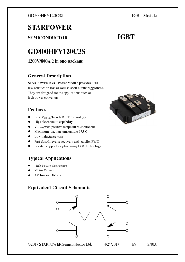 GD800HFY120C3S Datasheet Preview