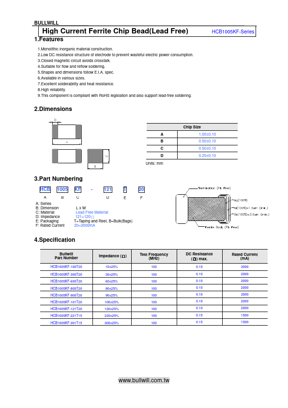 HCB1005KF-800T20