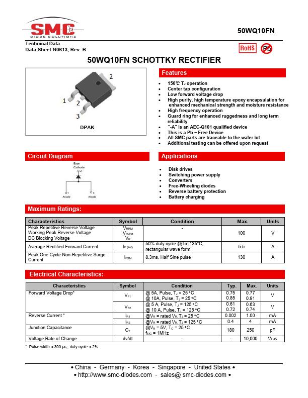 50WQ10FN Datasheet Preview