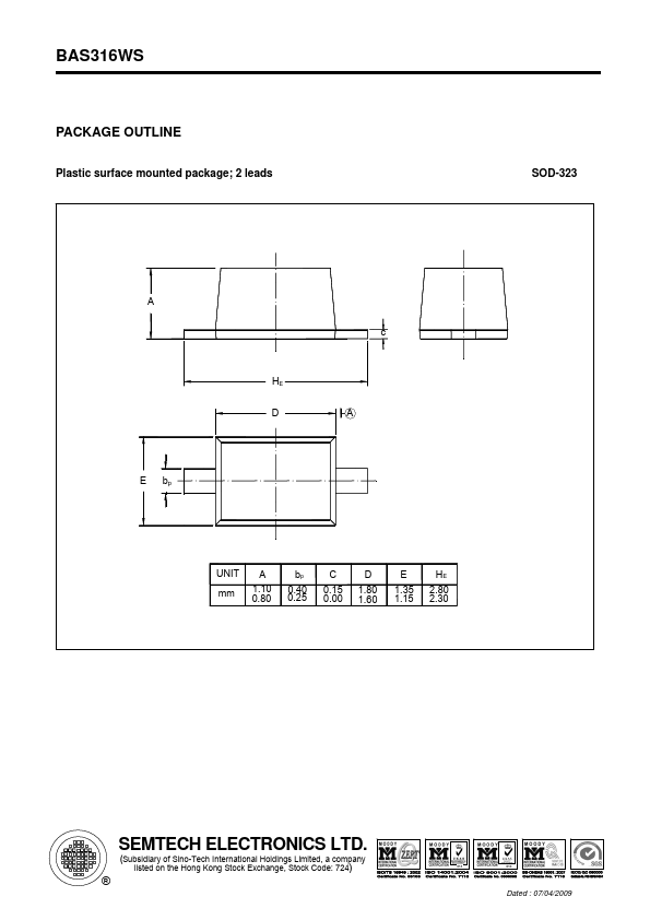 BAS316WS