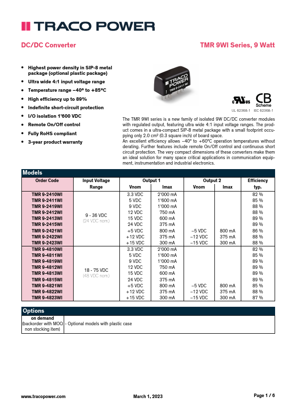 TMR9-4811WI