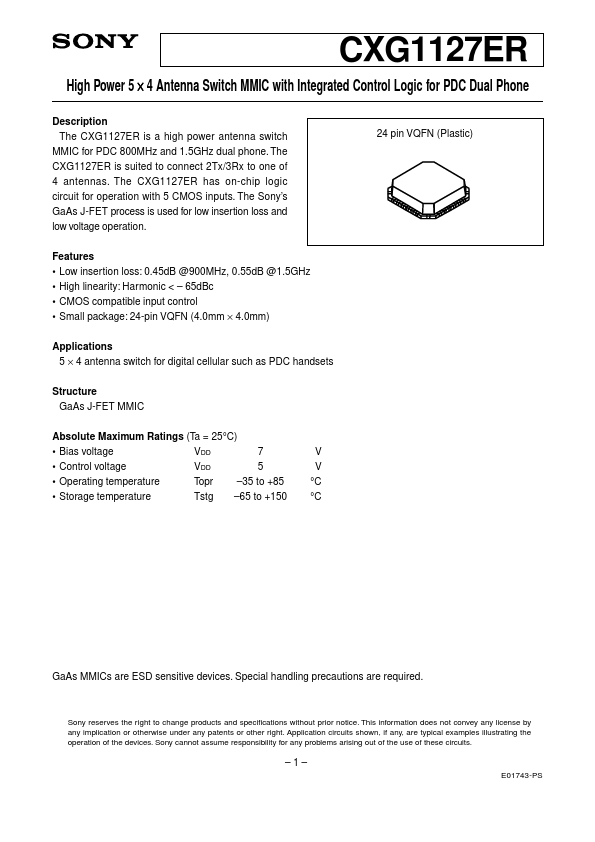 CXG1127ER