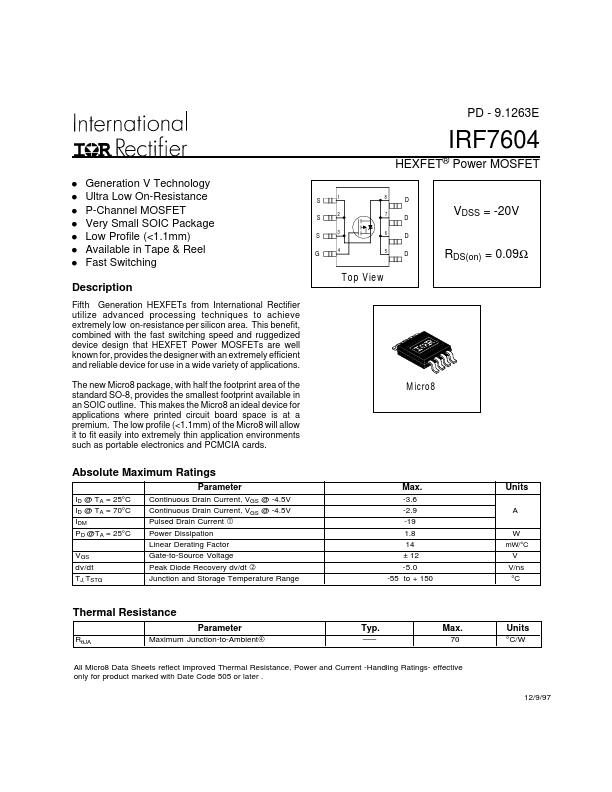 IRF7604