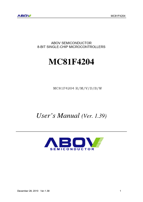 MC81F4204