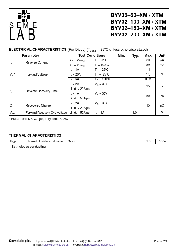 BYV32-50-XM