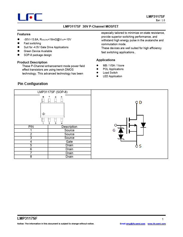 LMP3117SF Datasheet Preview