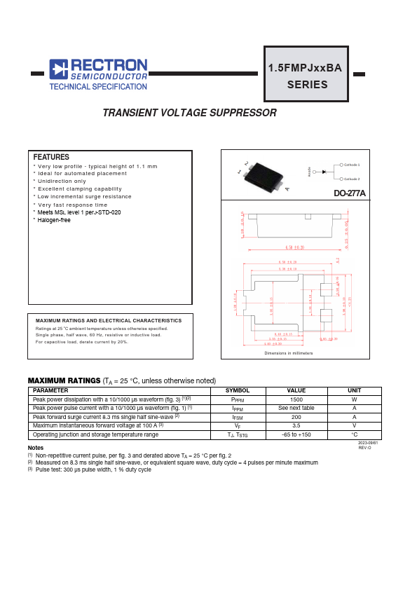 1.5FMPJ18BA Datasheet Preview
