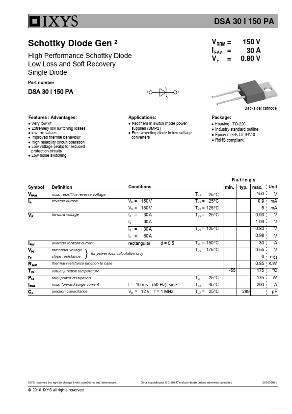 DSA30I150PA