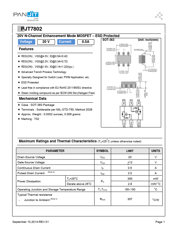 PJT7802