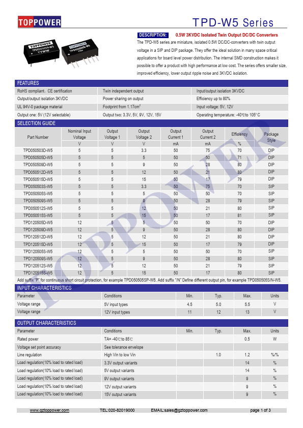 TPD120505D-W5