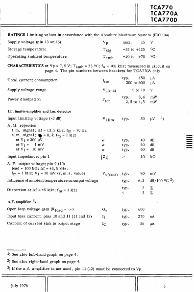 TCA770A