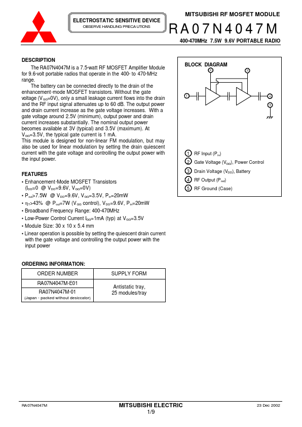 RA07N4047M-E01