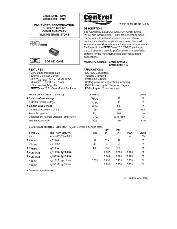 CMBT3906E