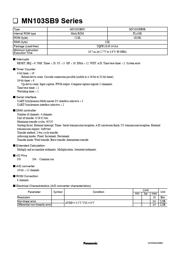 MN103SFB9R