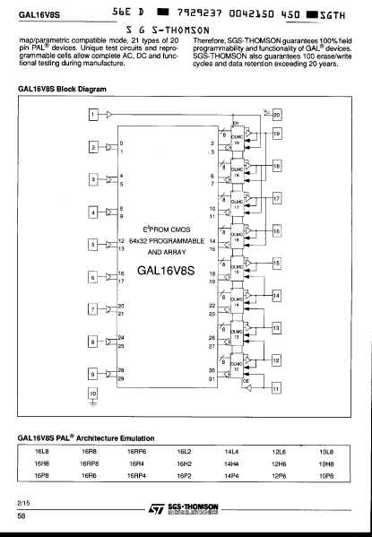 GAL16V8S