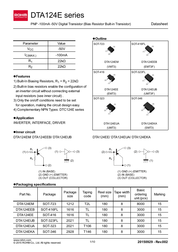 DTA124EUB