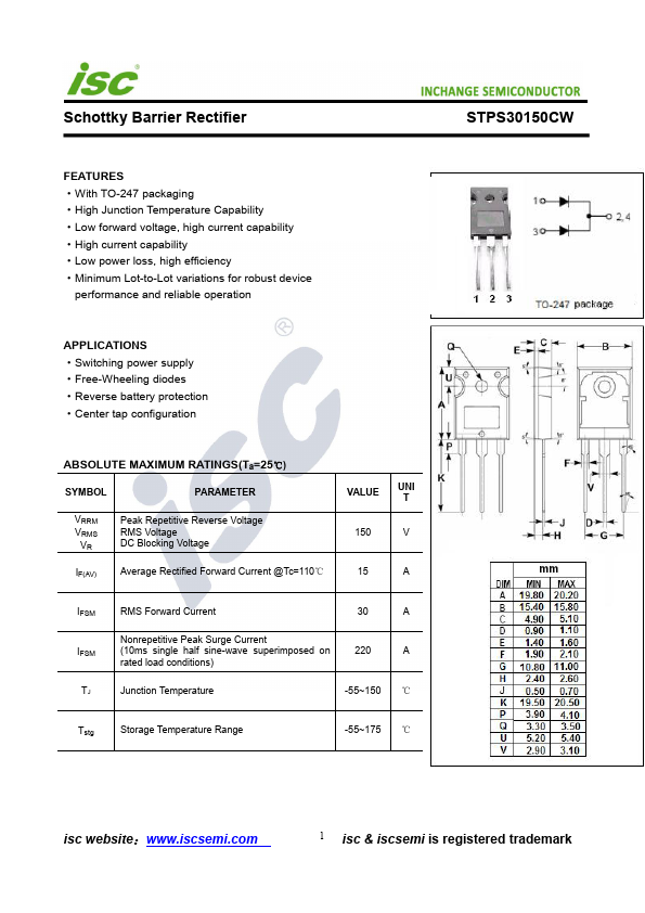 STPS30150CW