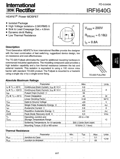 IRFI640G