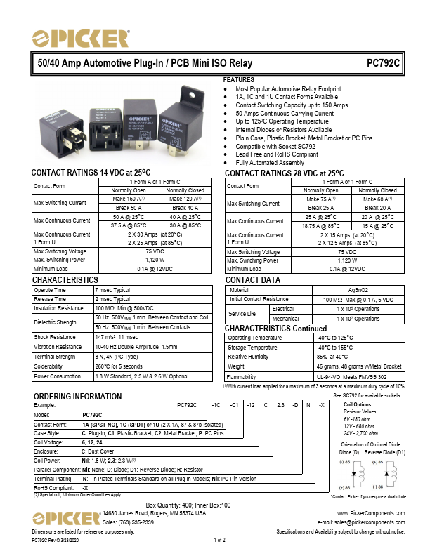 PC792C Datasheet Preview