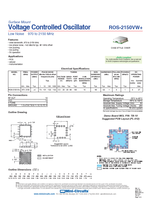 ROS-2150VW+