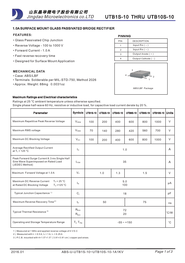 UTB8S-10