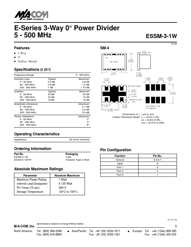 ESSM-3-1W