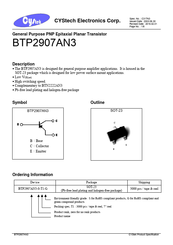 BTP2907AN3