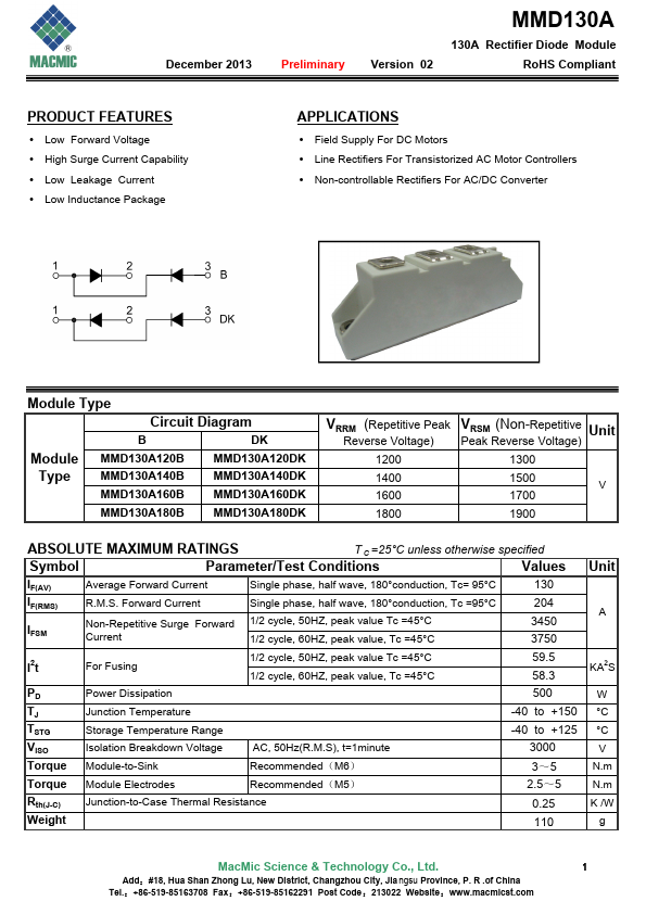 MMD130A160B